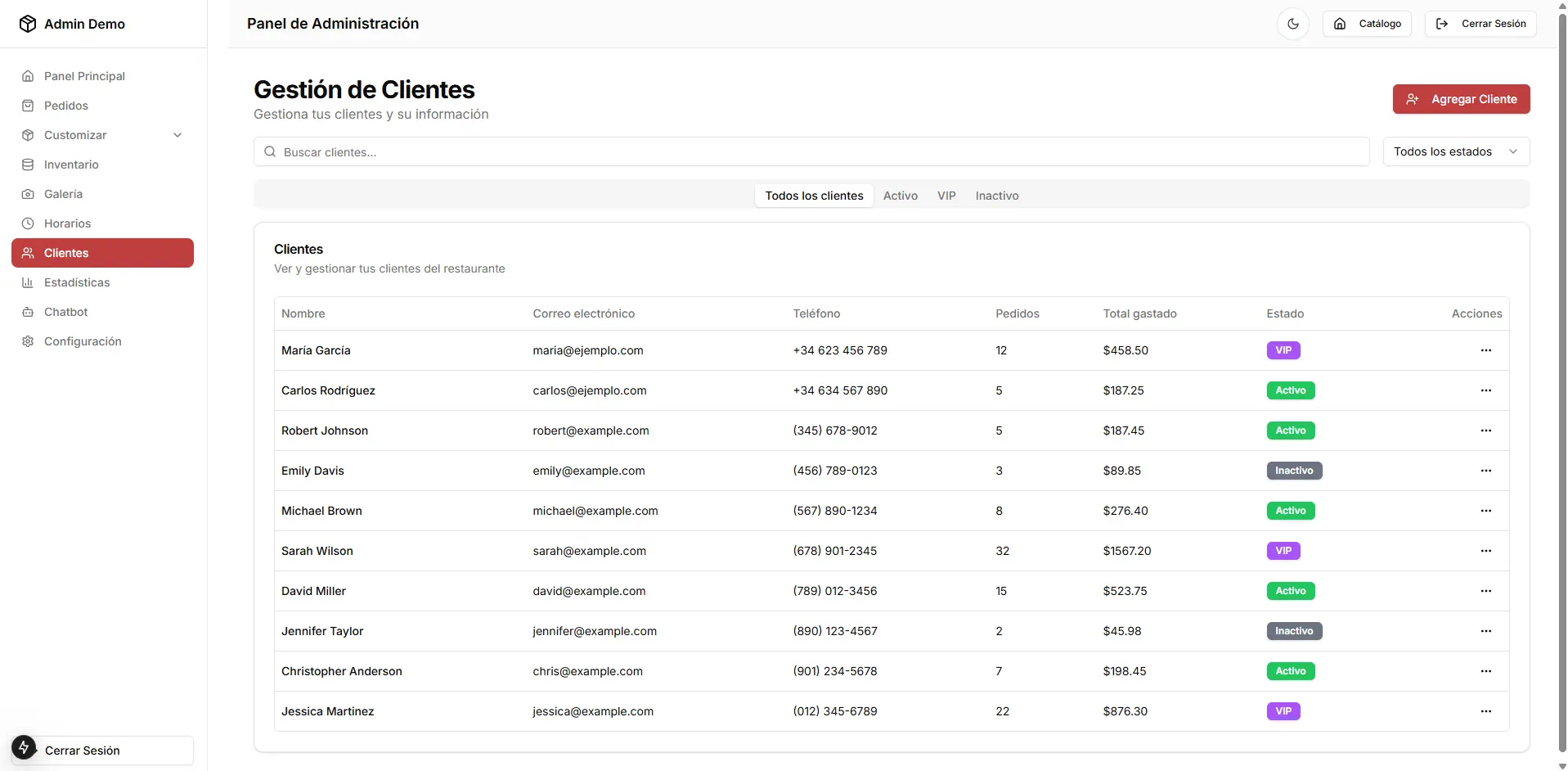 FasterOrder Dashboard - Gestión de Pedidos